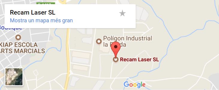 Recam Laser Map
